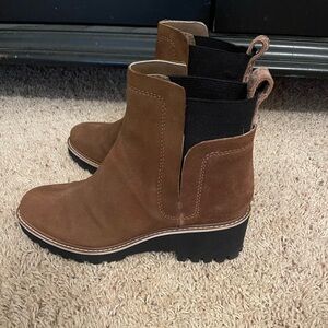 Dolce Vita Suede Work Boots Size 7.5 New